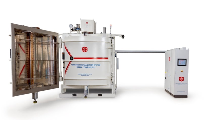 TWIN DOOR Metallizer — серия промышленных установок для декоративной металлизации